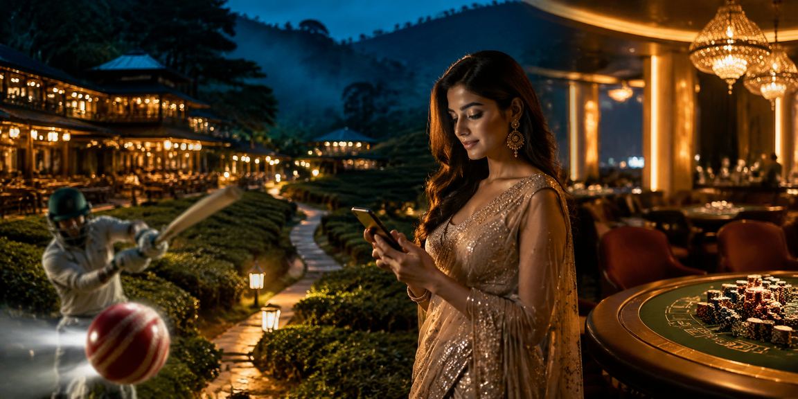 বান্দরবানের চা বাগানে ক্রিকেট বেটিং উপভোগ করছেন একজন ব্যবহারকারী