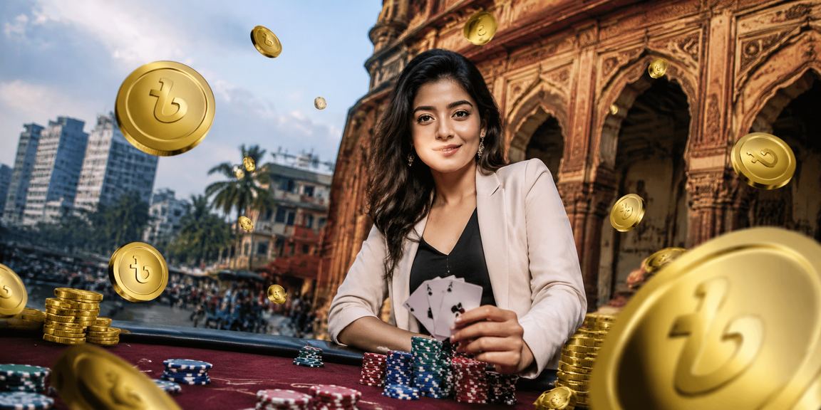 নারায়ণগঞ্জে পোকার গেমে টাকা জেতার আনন্দ উপভোগ করছেন একজন