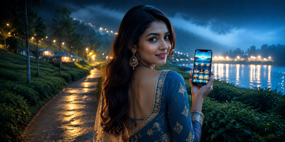 রংপুরের চা বাগানে স্পোর্টস বেটিং উপভোগ করছেন একজন তরুণ ব্যবহারকারী